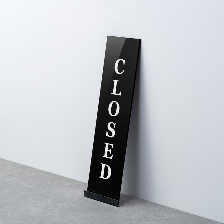OPEN & CLOSED 床置きサイン - PIECE OF SIGN