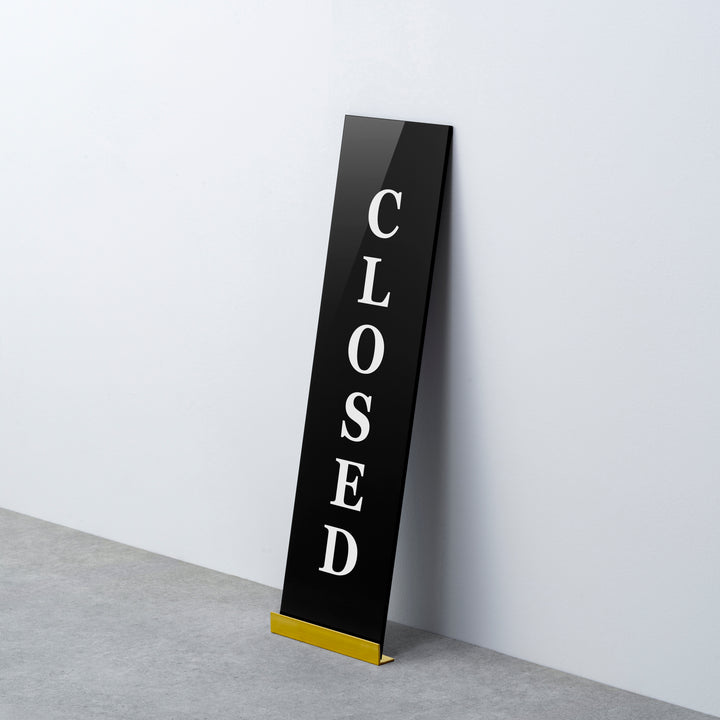 OPEN & CLOSED 床置きサイン - PIECE OF SIGN
