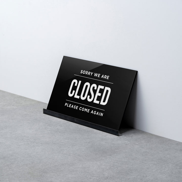 OPEN & CLOSED 床置きサイン - PIECE OF SIGN