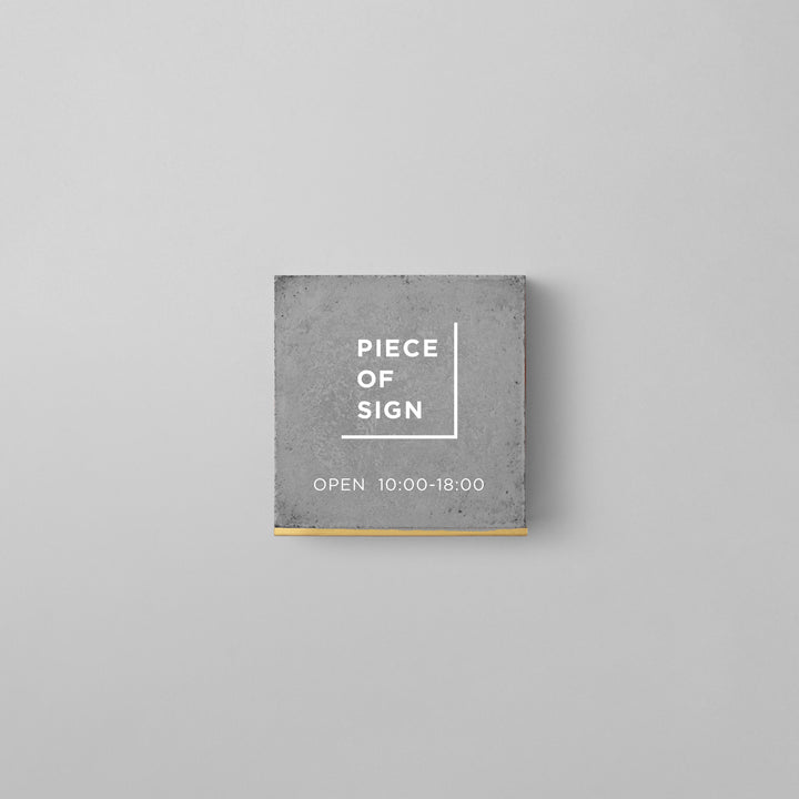 BLOCK + L PARTS サイン