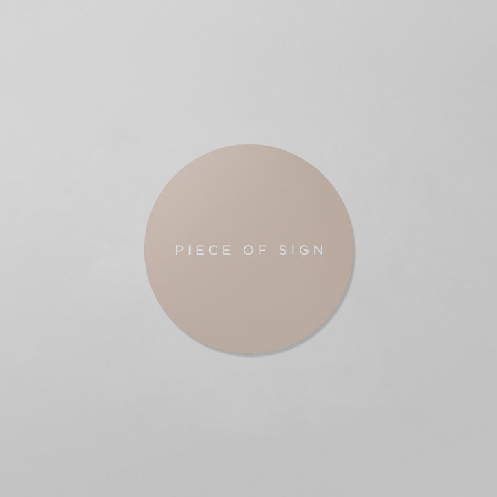 おしゃれなアクリル表札 - PIECE OF SIGN 