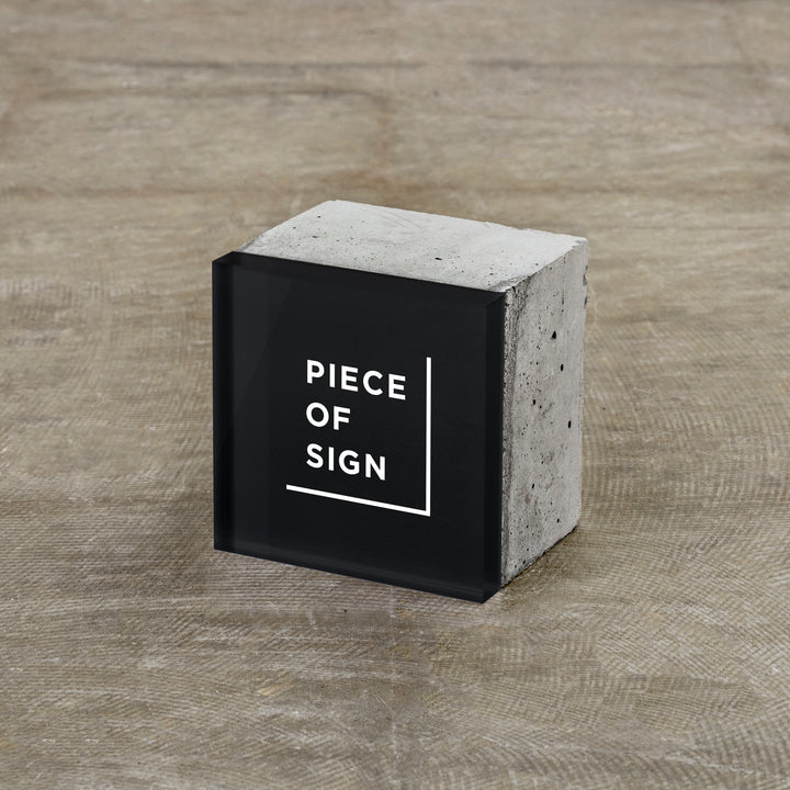 ACRYLIC PLATE ブロックサイン - PIECE OF SIGN