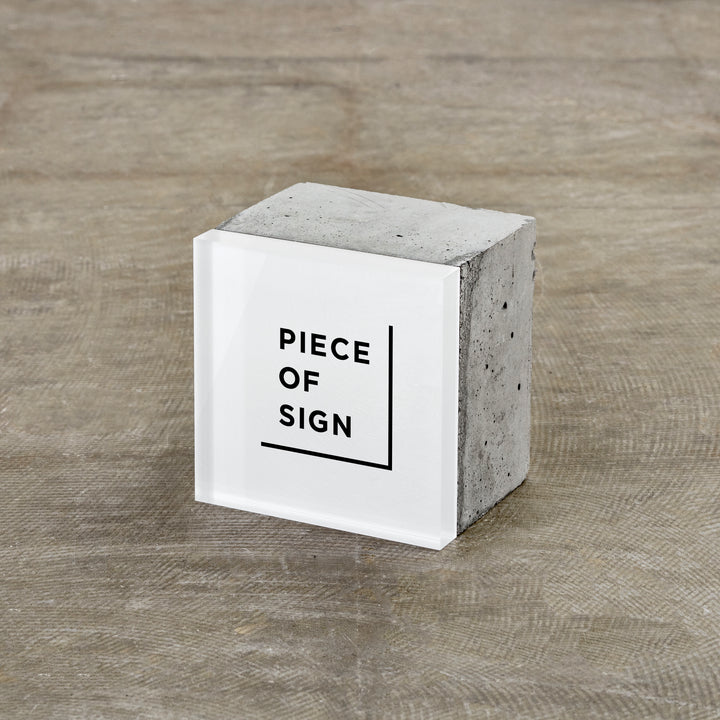 ACRYLIC PLATE ブロックサイン - PIECE OF SIGN