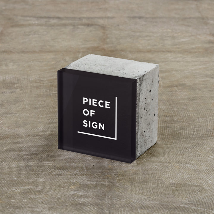 ACRYLIC PLATE ブロックサイン - PIECE OF SIGN