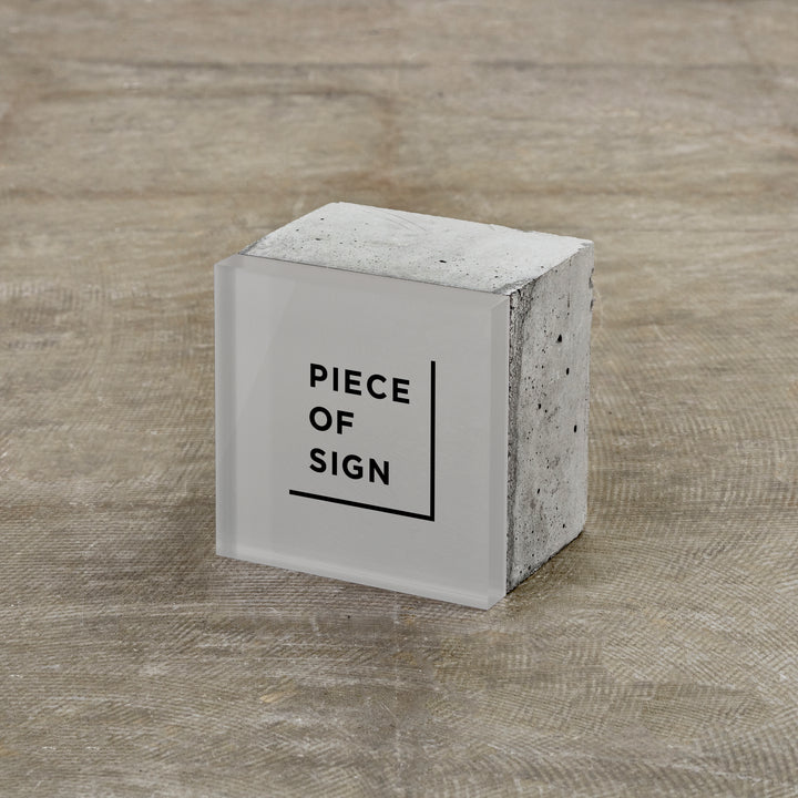 ACRYLIC PLATE ブロックサイン - PIECE OF SIGN