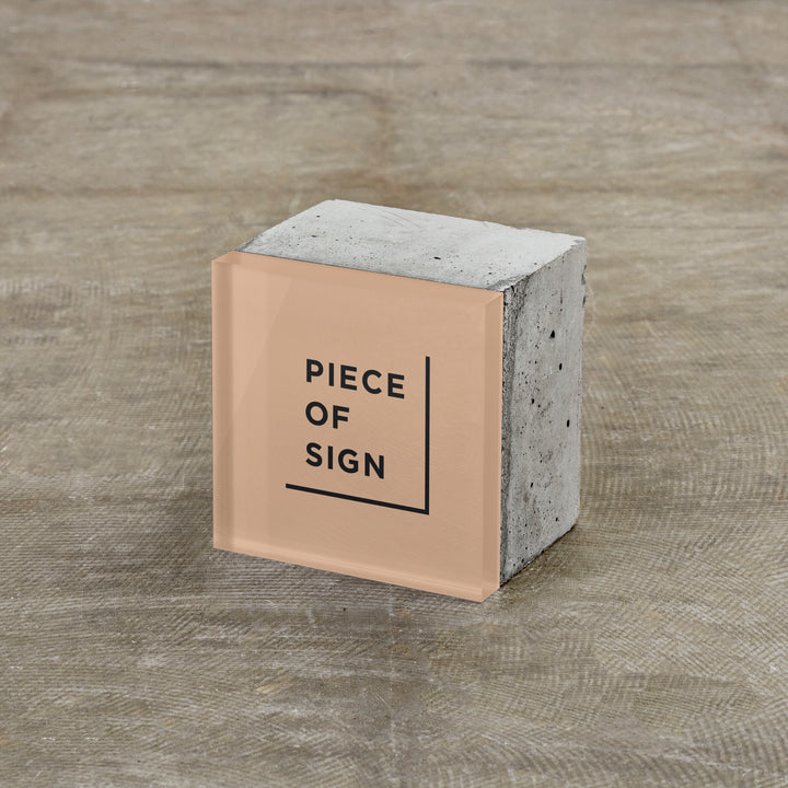 ACRYLIC PLATE ブロックサイン - PIECE OF SIGN