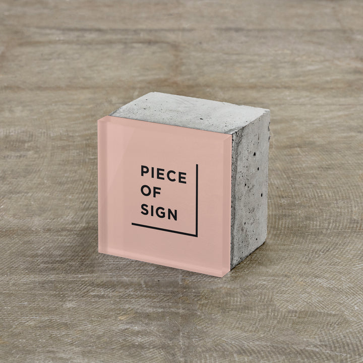 ACRYLIC PLATE ブロックサイン - PIECE OF SIGN