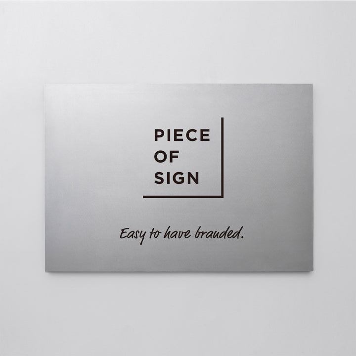 FLAT PLATE ウォールサイン L-SIZE - PIECE OF SIGN