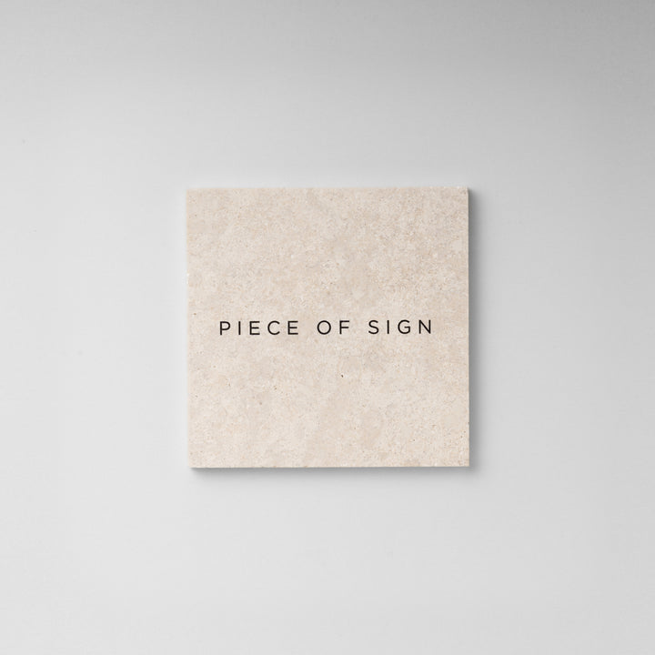 THE DOOR PLATE - 彫刻カラー仕上げ - PIECE OF SIGN