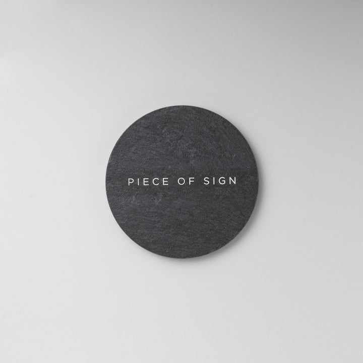 THE DOOR PLATE - 彫刻カラー仕上げ - PIECE OF SIGN