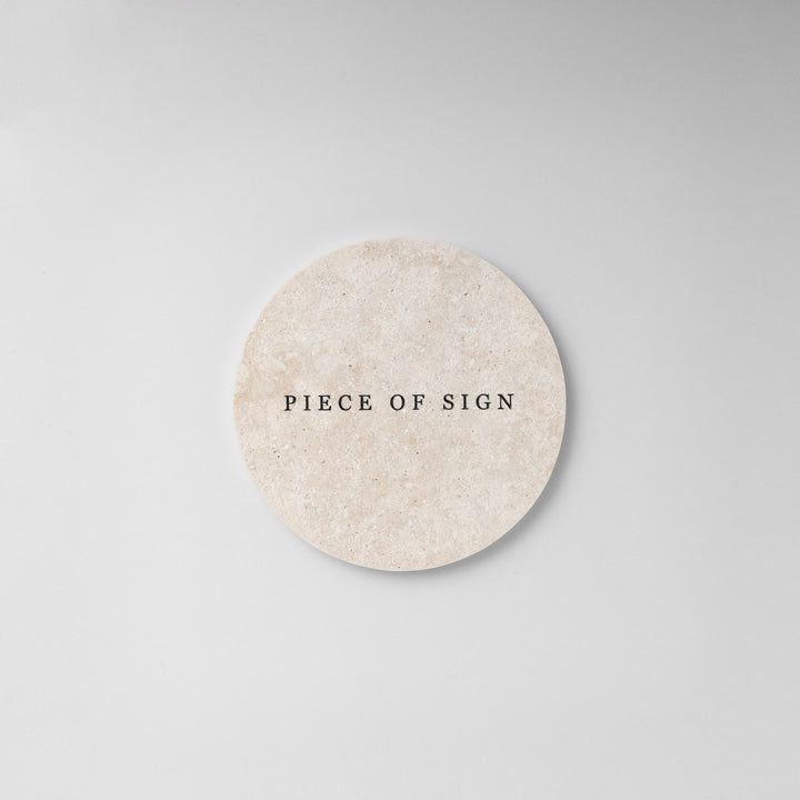 THE DOOR PLATE - 彫刻カラー仕上げ - PIECE OF SIGN