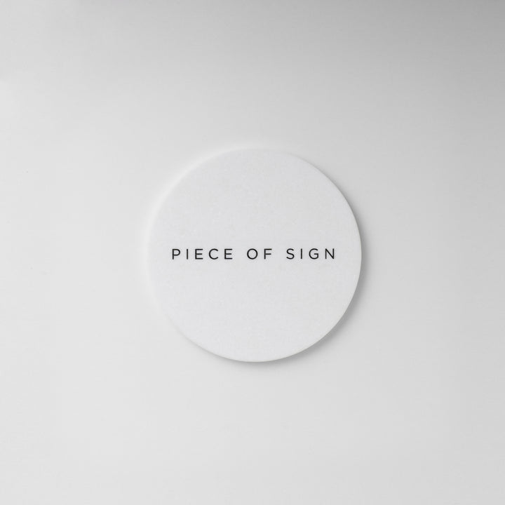 THE DOOR PLATE - 彫刻カラー仕上げ - PIECE OF SIGN