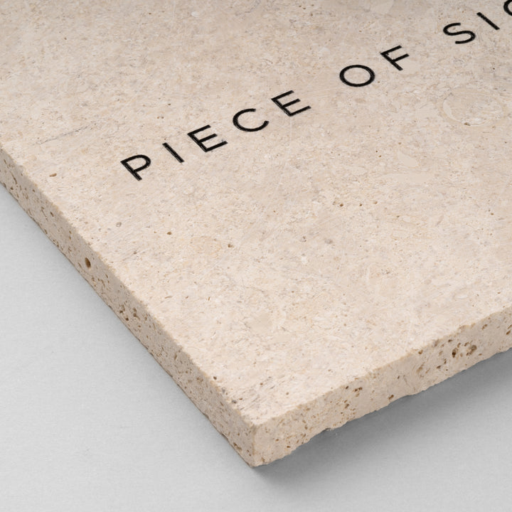 THE DOOR PLATE - 彫刻カラー仕上げ - PIECE OF SIGN