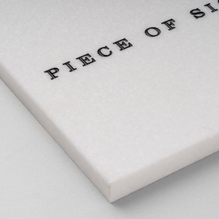 THE DOOR PLATE - 彫刻カラー仕上げ - PIECE OF SIGN