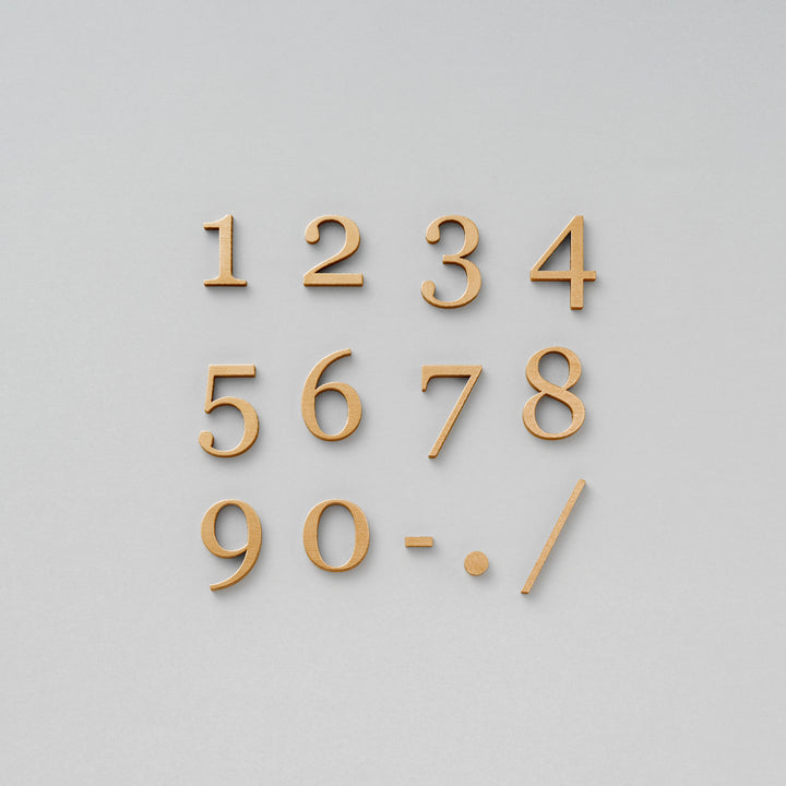 LETTER SIGN 切文字表札セット - PIECE OF SIGN