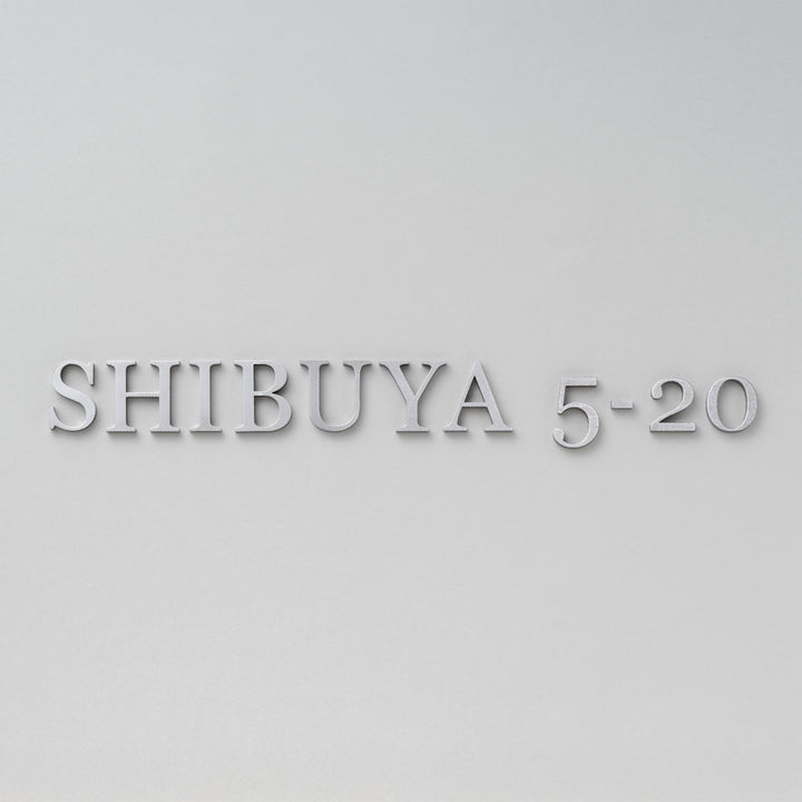 LETTER SIGN 切文字表札セット - PIECE OF SIGN
