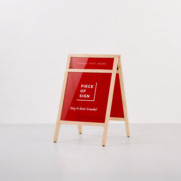 A-SHAPED WOOD FRAME スタンドサイン
