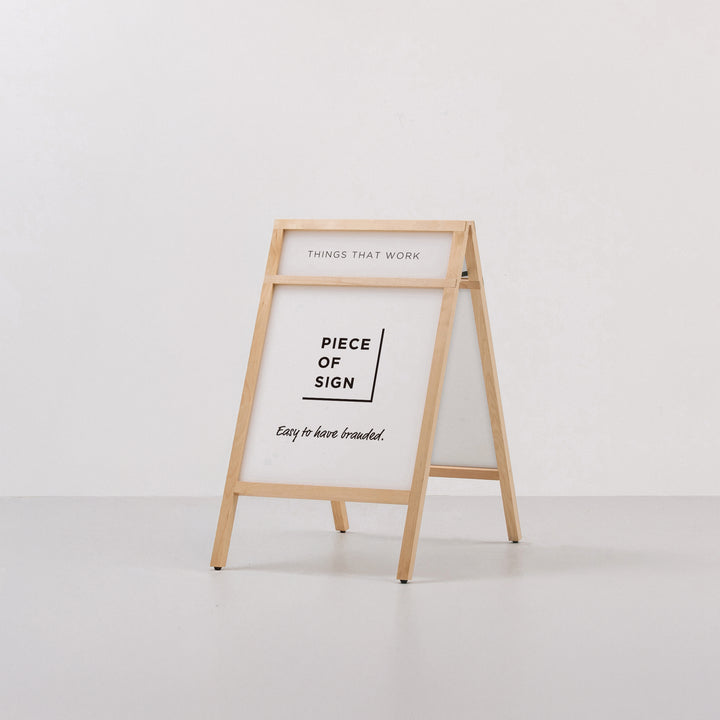 A-SHAPED WOOD FRAME スタンドサイン