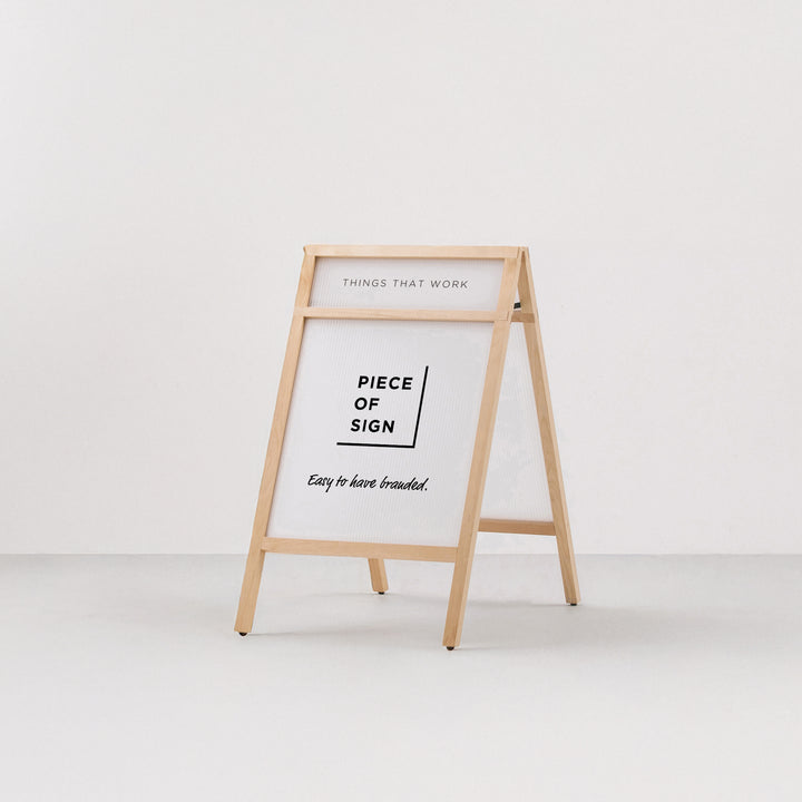 A-SHAPED WOOD FRAME スタンドサイン
