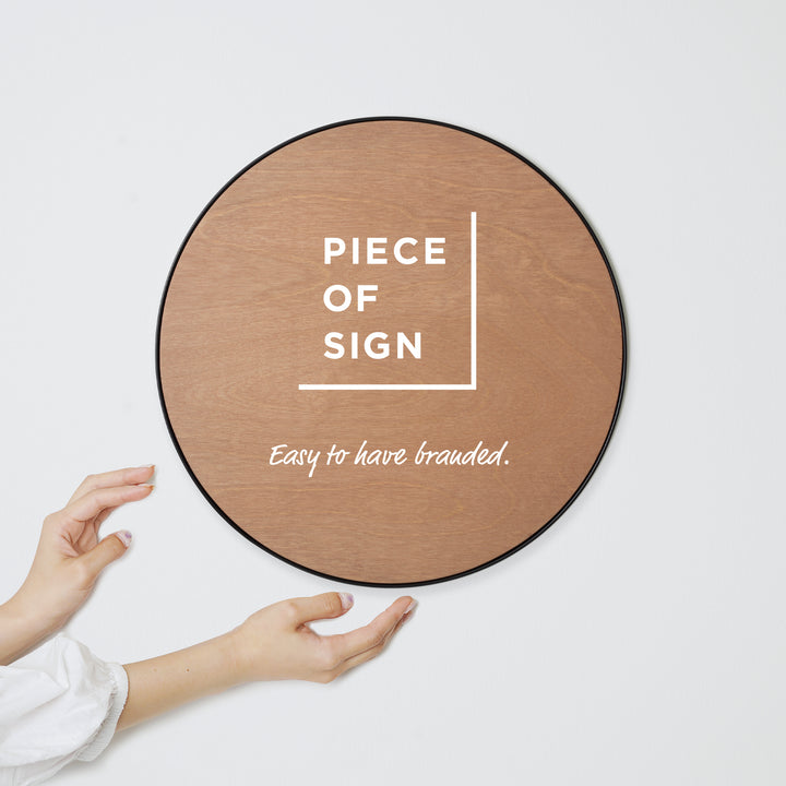 FRAMED FLAT PLATE ウォールサイン - PIECE OF SIGN