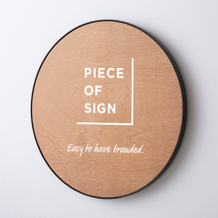 FRAMED FLAT PLATE ウォールサイン - PIECE OF SIGN