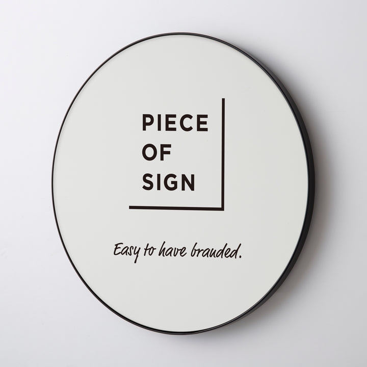 FRAMED FLAT PLATE ウォールサイン - PIECE OF SIGN
