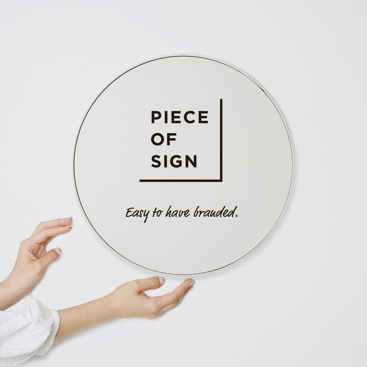 FRAMED FLAT PLATE ウォールサイン - PIECE OF SIGN