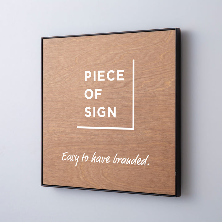 FRAMED FLAT PLATE ウォールサイン - PIECE OF SIGN