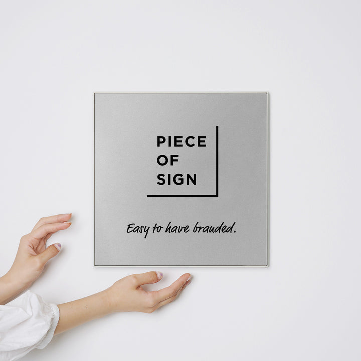 FRAMED FLAT PLATE ウォールサイン - PIECE OF SIGN