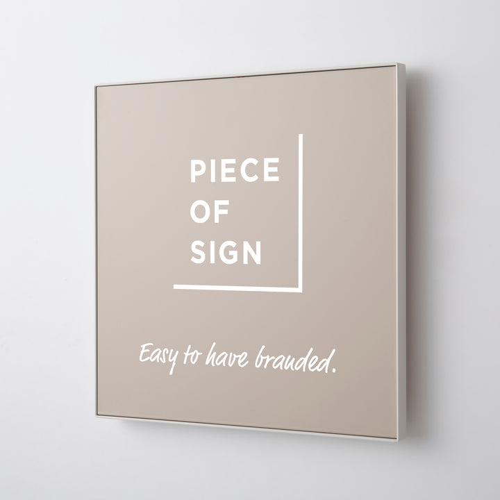 FRAMED FLAT PLATE ウォールサイン - PIECE OF SIGN