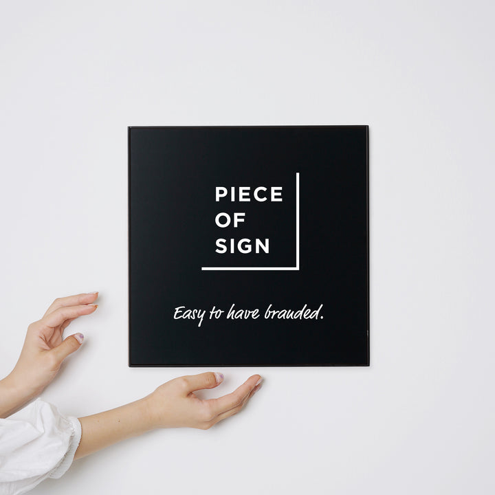 FRAMED FLAT PLATE ウォールサイン - PIECE OF SIGN