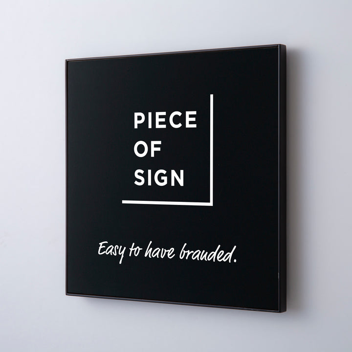FRAMED FLAT PLATE ウォールサイン - PIECE OF SIGN