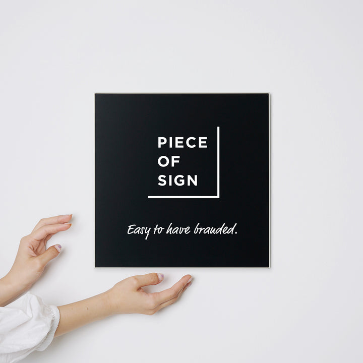 FRAMED FLAT PLATE ウォールサイン - PIECE OF SIGN
