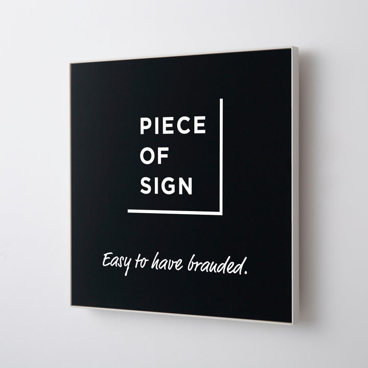 FRAMED FLAT PLATE ウォールサイン - PIECE OF SIGN