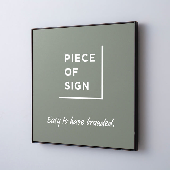 FRAMED FLAT PLATE ウォールサイン - PIECE OF SIGN