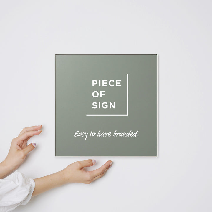 FRAMED FLAT PLATE ウォールサイン - PIECE OF SIGN