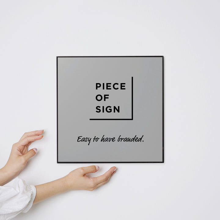 FRAMED FLAT PLATE ウォールサイン - PIECE OF SIGN