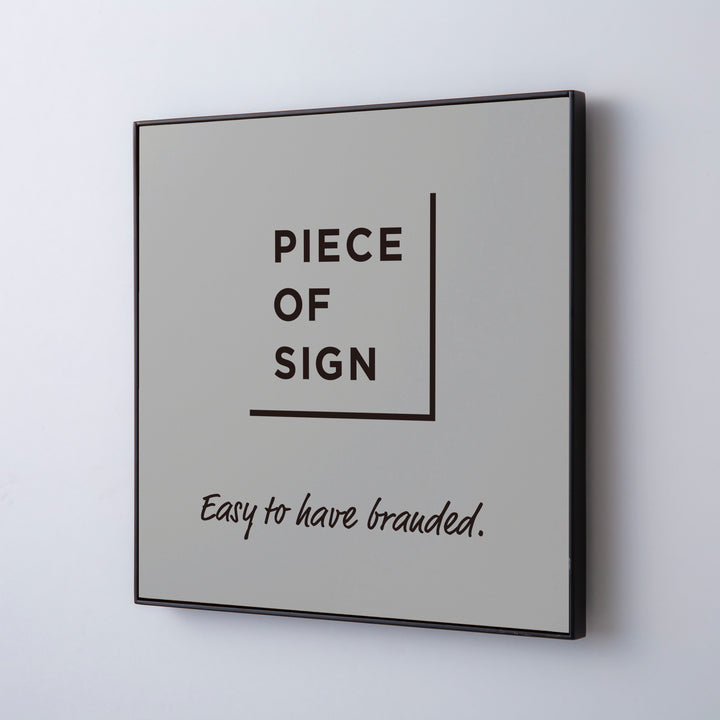 FRAMED FLAT PLATE ウォールサイン - PIECE OF SIGN