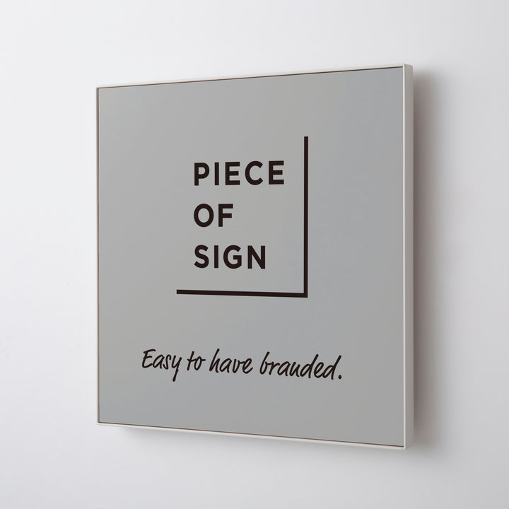 FRAMED FLAT PLATE ウォールサイン - PIECE OF SIGN