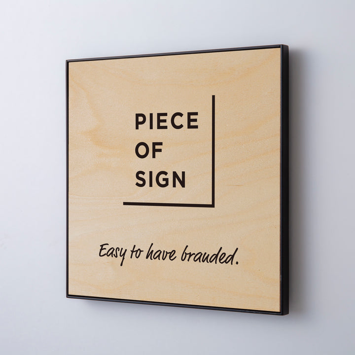 FRAMED FLAT PLATE ウォールサイン - PIECE OF SIGN