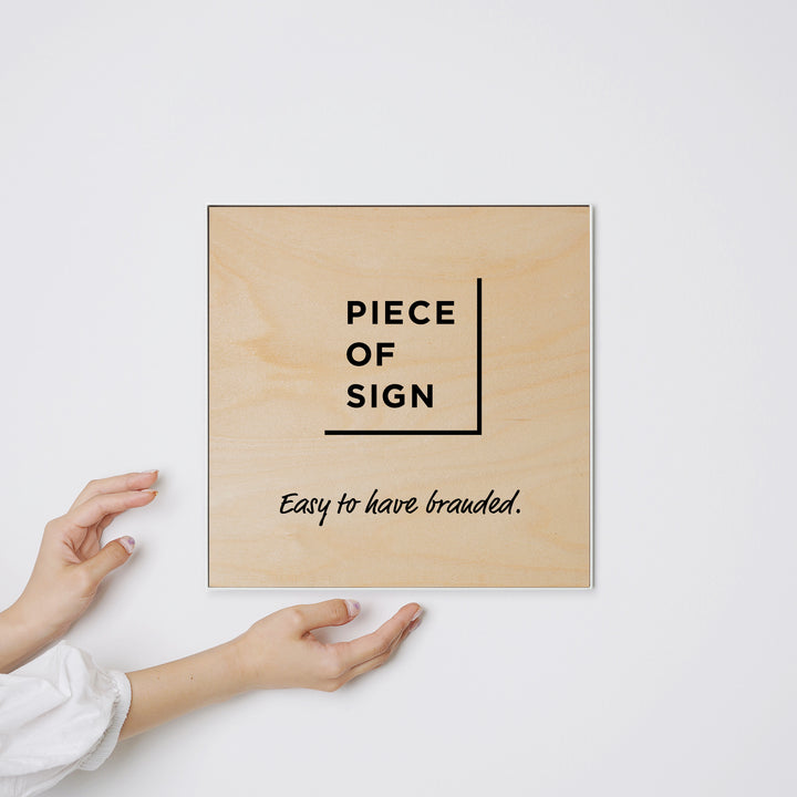 FRAMED FLAT PLATE ウォールサイン - PIECE OF SIGN