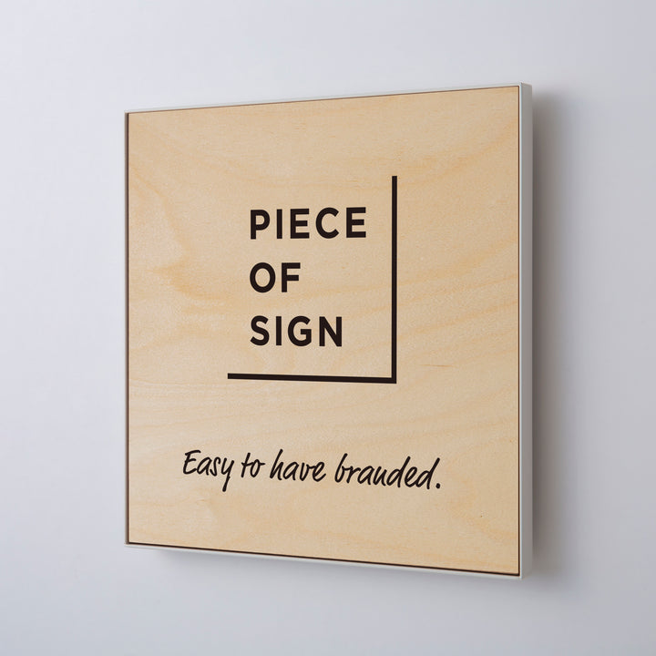 FRAMED FLAT PLATE ウォールサイン - PIECE OF SIGN