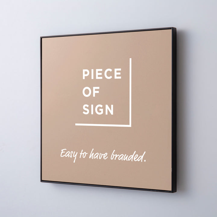 FRAMED FLAT PLATE ウォールサイン - PIECE OF SIGN