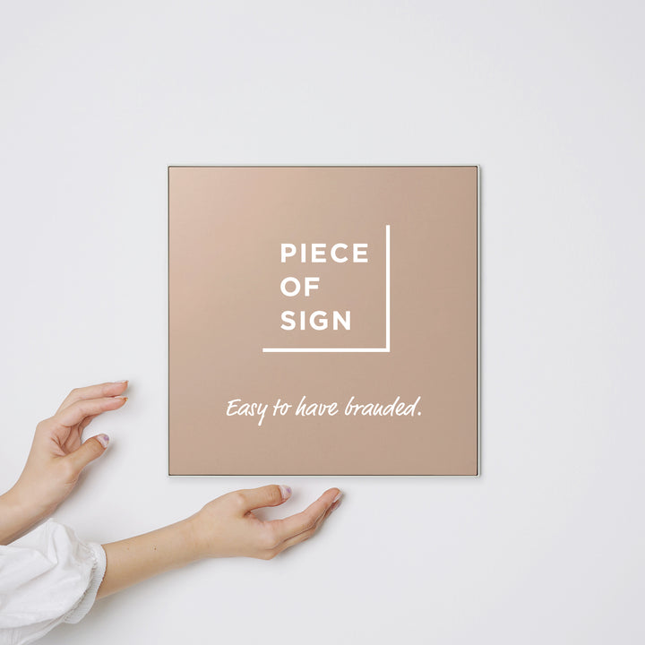 FRAMED FLAT PLATE ウォールサイン - PIECE OF SIGN