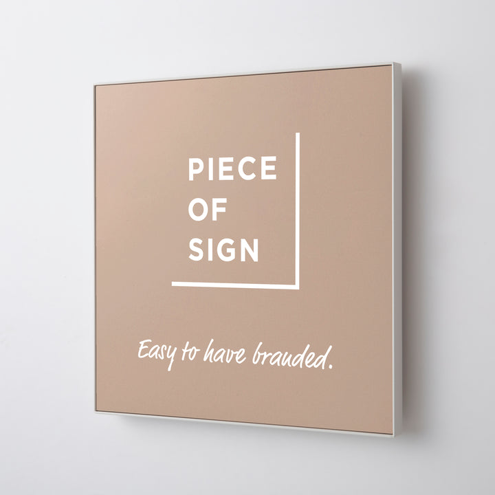 FRAMED FLAT PLATE ウォールサイン - PIECE OF SIGN