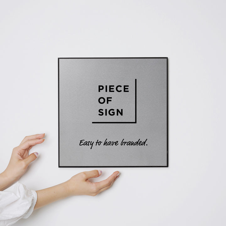 FRAMED FLAT PLATE ウォールサイン - PIECE OF SIGN