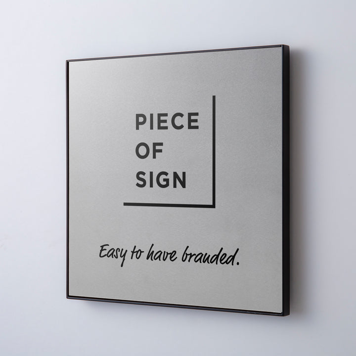 FRAMED FLAT PLATE ウォールサイン - PIECE OF SIGN