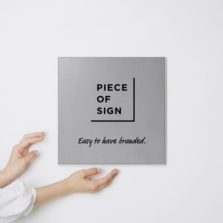 FRAMED FLAT PLATE ウォールサイン - PIECE OF SIGN