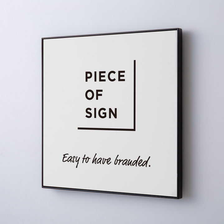 FRAMED FLAT PLATE ウォールサイン - PIECE OF SIGN