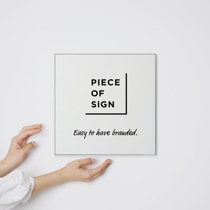 FRAMED FLAT PLATE ウォールサイン - PIECE OF SIGN